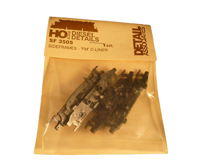 Detail Associates SF-3505 HO Scale FM C-Liner Sideframes (1 Set)