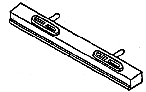 Details West BP-193 HO Scale Beam Less Footboards for Diesel Pilot (2 Pack)