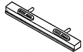 Details West BP-193 HO Scale Beam Less Footboards for Diesel Pilot (2 Pack)