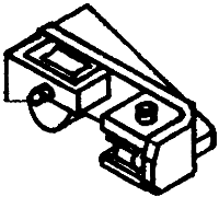 Details West PB-246 HO Scale Chain Pully Beam for Handbrakes (2 Pack)