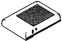 Details West WH-211 HO Scale 48" Winterization Hatch for Later EMD GP50 Diesels