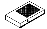 Details West WH-213 HO Scale 48" Winterization Hatch for Later EMD SD45 and F45 Diesels