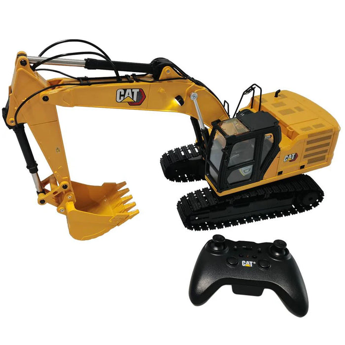 Diecast Masters 28005 1/16 Scale RTR RC Caterpillar 320 Hydraulic Excavator with Grapple and Hammer Attachments
