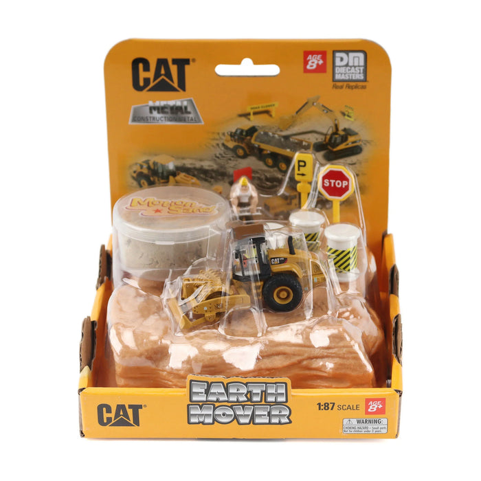 Diecast Masters 84555 Earth Mover 1/87 Cat® CS56 Padfoot Roller Playset