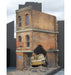 Dioramas Plus 1 1/35 Ruined Small 3-Story Brick Apartment Building (8.5"x4.5"x12")