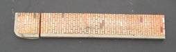 Dioramas Plus 10 1/35 Brick Sidewalk with Corner Sections (1.5 x8") (5pcs)
