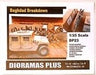 Dioramas Plus 23 1/35 Baghdad Breakdown Iraqi Street Ruined Building Front with Base (8"x10")