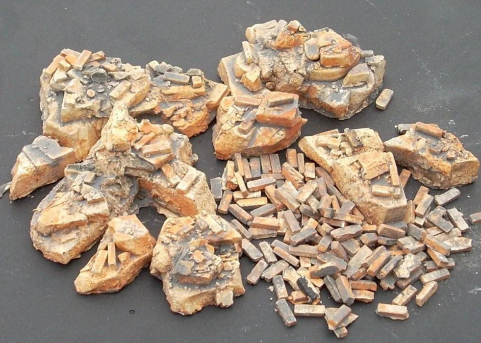 Dioramas Plus 8 1/35 Assorted Rubble & Bricks