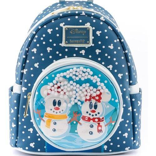 Loungefly Disney Minnie & Mickey Mouse Snow Globe Mini  display picture 1