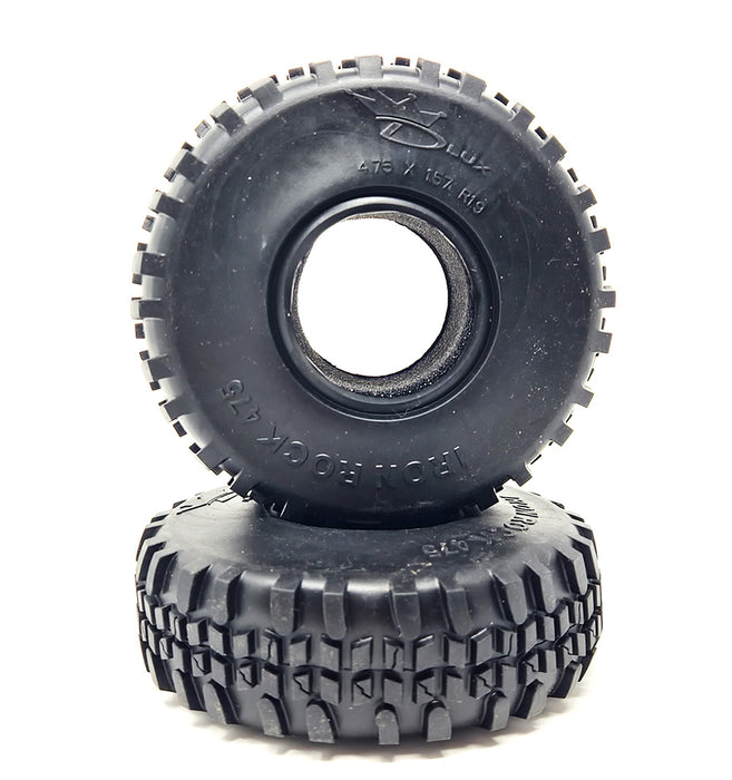 Dlux 50979 Iron Rock 475 Scale Class Tire for 1.9 Wheels Gold (1 Pair)