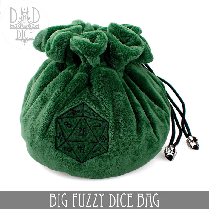 DND DICE Big Fuzzy Dice Bag ( 6 Colors )