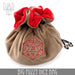 DND DICE Big Fuzzy Dice Bag ( 6 Colors )