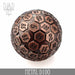 DND DICE Metal D100 copper