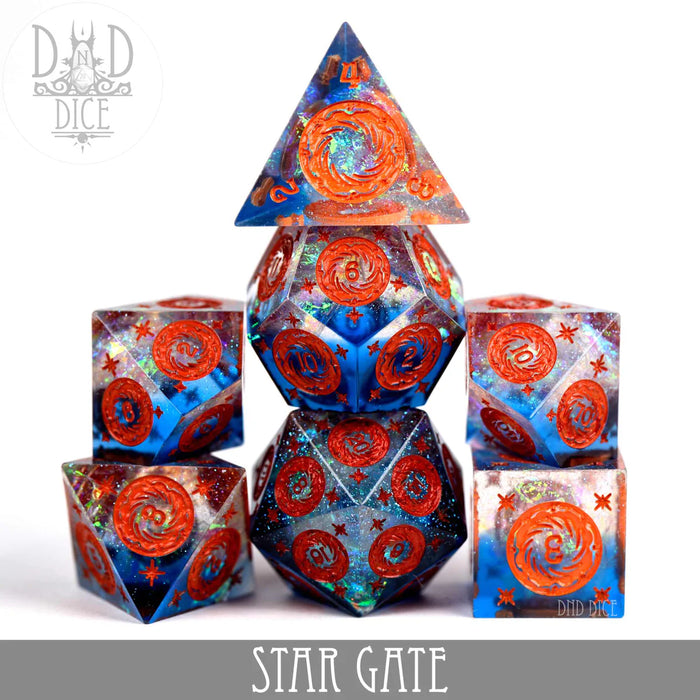 DND DICE Star Gate Handmade Dice Set