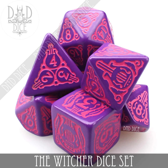 DND DICE The Witcher Dice Set and Coin - Dandelion / Jaskier