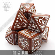 DND DICE The Witcher Dice Set and Coin - Geralt