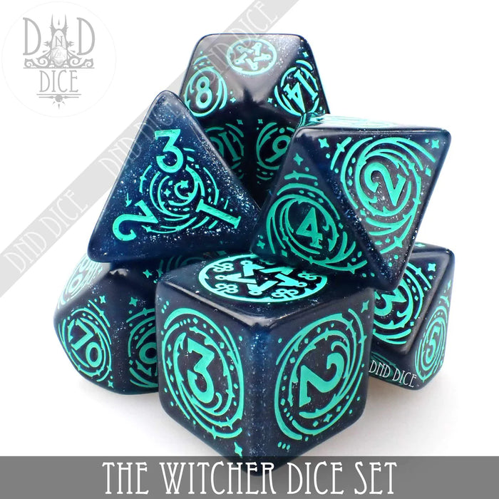 DND DICE The Witcher Dice Set and Coin - Yennefer