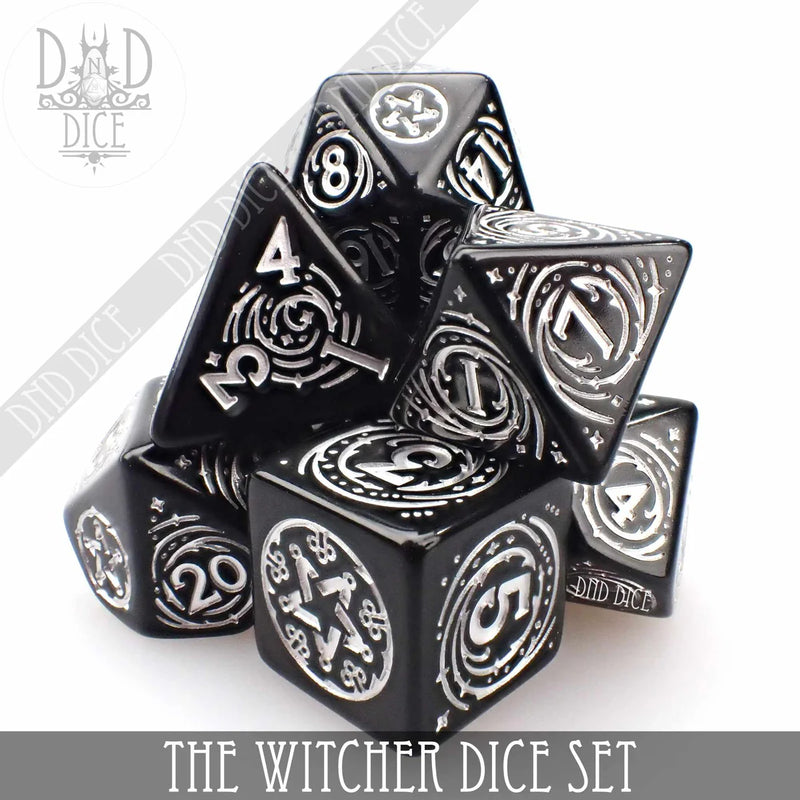 DND DICE The Witcher Dice Set and Coin - Yennefer
