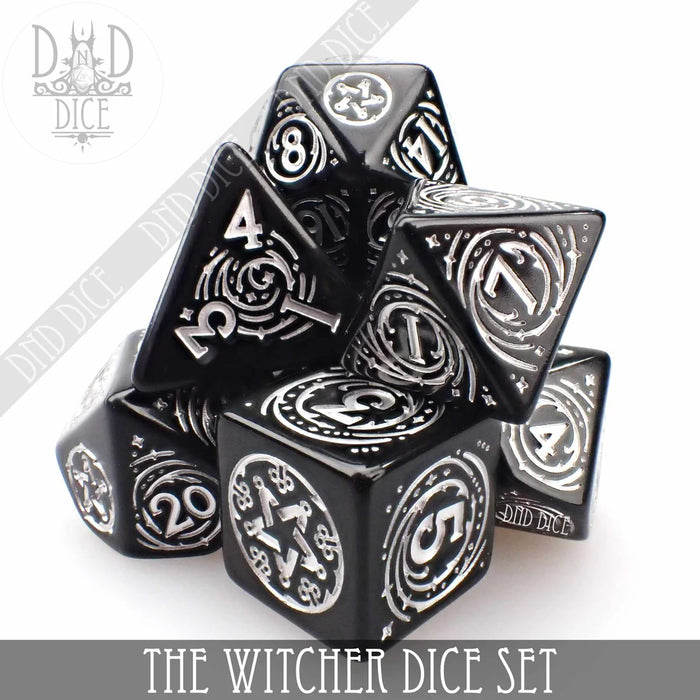 DND DICE The Witcher Dice Set and Coin - Yennefer