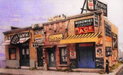 Downtown Deco 1000 HO Scale Addams Avenue Part 1 Cast Hydrocal Building Kit