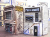Downtown Deco 1005 HO Scale Blair Avenue Part 1 Cast Hydrocal Building Kit