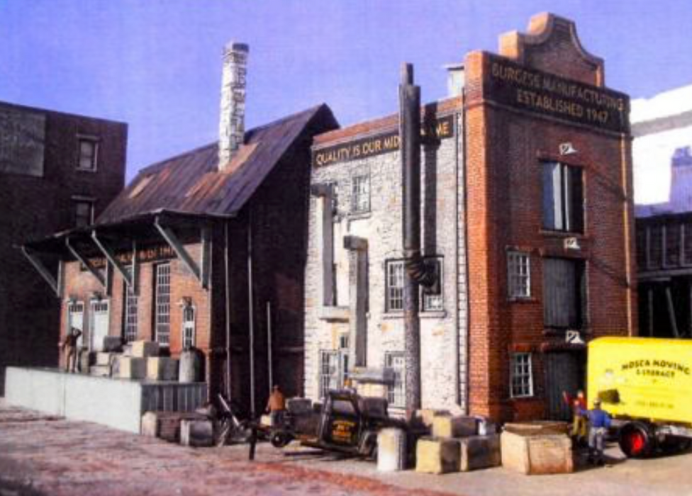 Downtown Deco 1037 HO Scale Burgess Manufacturing Cast Hydrocal Building Kit