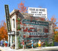 Downtown Deco 1086 HO Scale Jiggles & Giggles Cast Hydrocal Building Kit