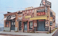 Downtown Deco 2000 N Scale Addams Avenue One Cast Hydrocal Building Kit