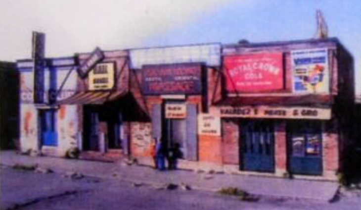 Downtown Deco 2001 N Scale Addams Avenue Two Cast Hydrocal Building Kit