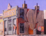Downtown Deco 2006 N Scale Bingo'S Pool Hall Cast Hydrocal Building Kit