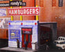 Downtown Deco 2008 N Scale Randy's Burgers Cast Hydrocal Building Kit