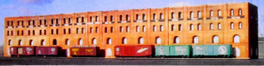Downtown Deco 2010 N Scale Shipping Warehouse Flat Cast Hydrocal Building Kit