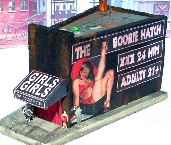 Downtown Deco 2019 N Scale The Boobie Hatch Cast Hydrocal Building Kit