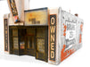 Downtown Deco 2025 N Scale Von Eerie's Restaurant Cast Hydrocal Building Kit