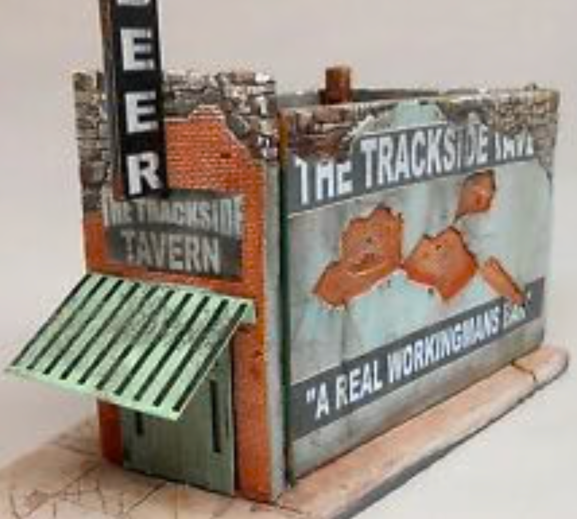 Trackside Tavern Decatur Downtown Deco 46 O Scale The Trackside Tavern Cast Hydrocal Building K ...