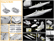 Dragon Models 1036 1/350 German Battleship Scharnhorst 1941 (SmartKit) Model Ship Kit