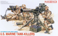 Dragon Models 3012 1/35 U.S. Marine Tank Killers Figures Model Kit