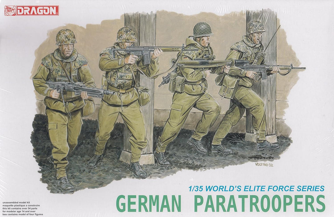 Dragon Models 3021 1/35 German Paratroopers Figures Model Kit