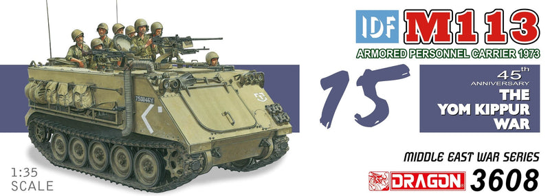 Dragon Models 3608 1/35 M113 Armored Personnel Carrier (Yom Kippur War 1973) Model Kit