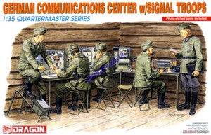 Dragon Models 3826 1/35 German Communications Center with Signal Troops Figures Model Kit