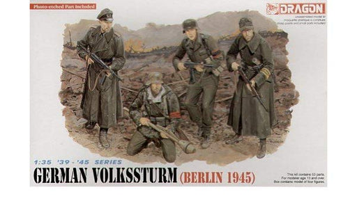 Dragon Models 6020 1/35 German Volkssturm Berlin 1945 Figures Model Kit