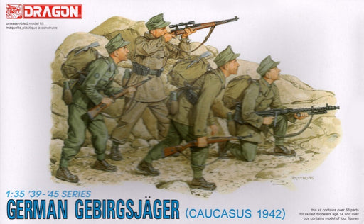 Dragon Models 6045 1/35 German Gebirsjäger (Caucasus 1942) Model Kit