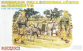 Dragon Models 6077 1/35 German Fallschirmjager with Donkeys Model Kit