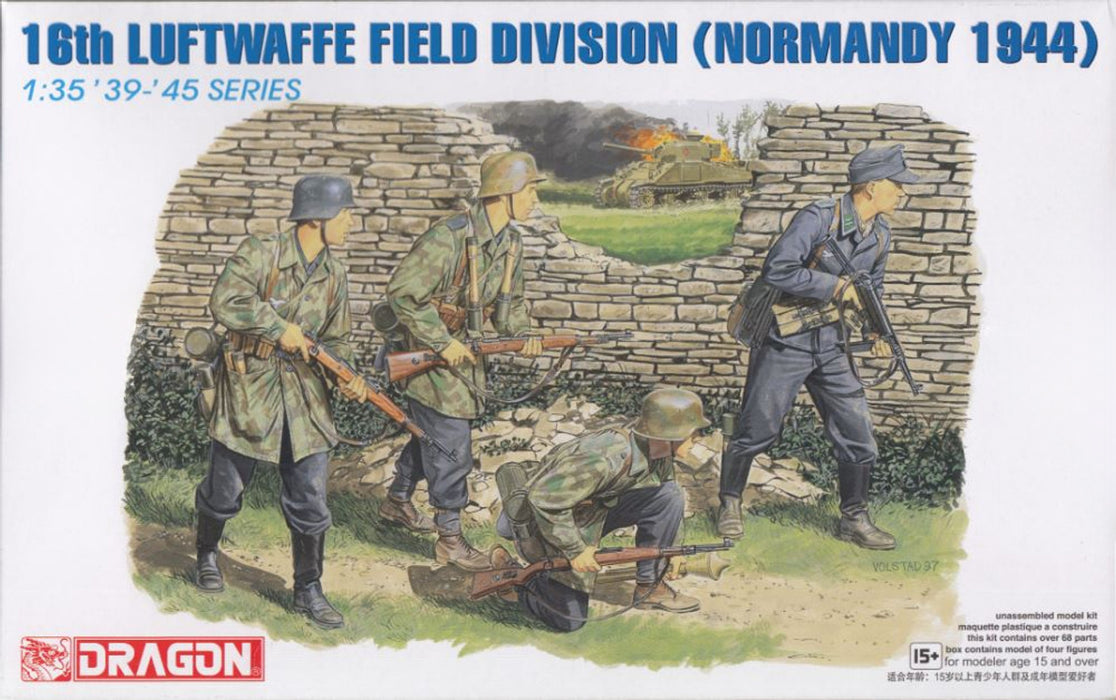 Dragon Models 6084 1/35 16th Luftwaffe Field Division (Normandy 1944) Model Kit