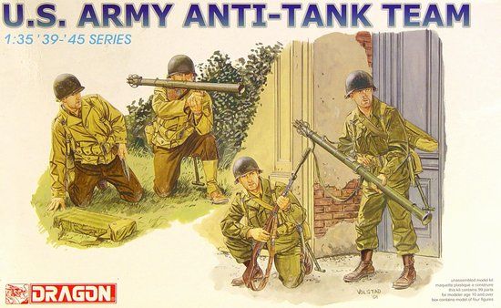 Dragon Models 6149 1/35 U.S. Army Anti-Tank Team Model Kit