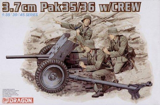 Dragon Models 6152 1/35 3.7cm Pak 35/36 with Crew Model Kit