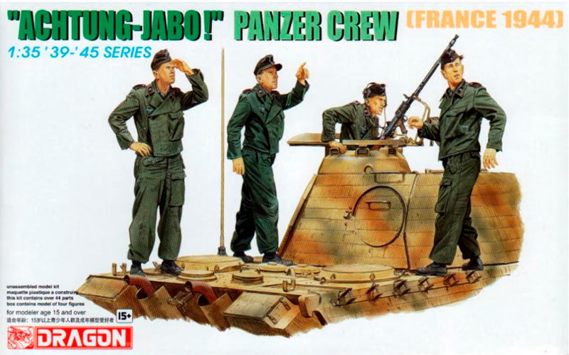 Dragon Models 6191 1/35 "Achtung-Jabo!" Panzer Crew (France 1944) Model Kit