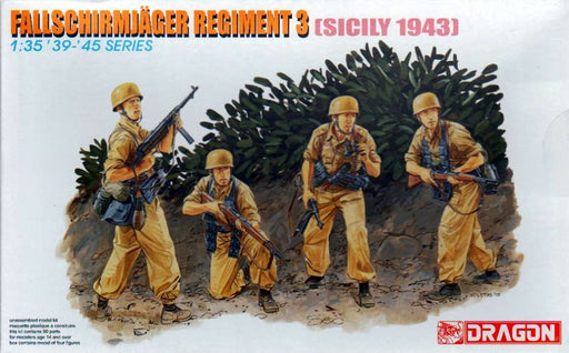 Dragon Models 6195 1/35 Fallschirmjager Regiment 3 (Sicily 1943) Model Kit