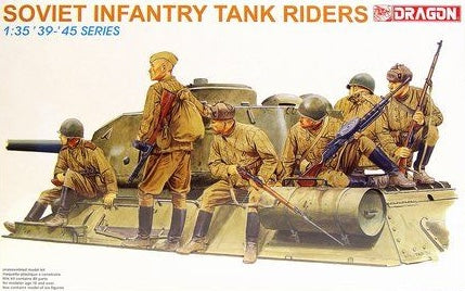 Dragon Models 6197 1/35 Soviet Infantry Tank Riders Model Kit