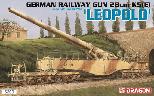 Dragon Models 6200 1/35 German Railway Gun 28cm K5(E) "Leopold" Model Kit